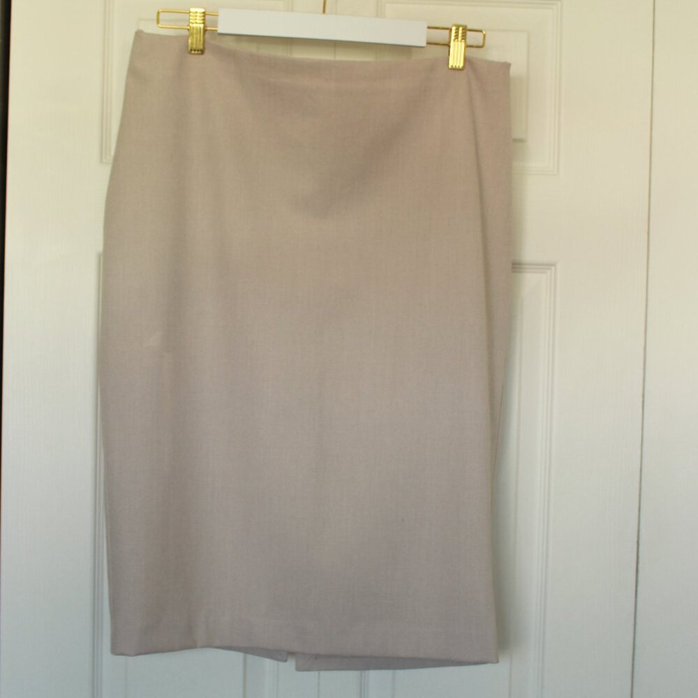 Express beige pencil skirt size 14